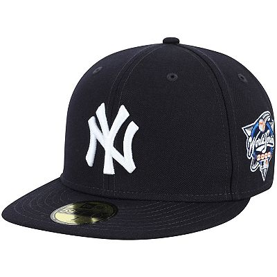 Men s New Era Navy New York Yankees 2000 World Series Wool 59FIFTY Team Fitted Hat