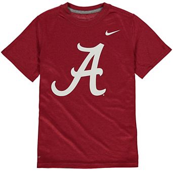 Youth Nike Alabama Crimson Tide Crimson Logo Legend Performance T-Shirt