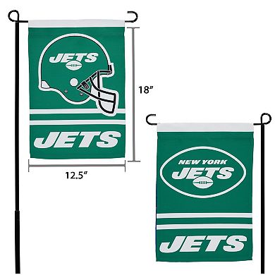 WinCraft New York Jets 12" x 18" Double-Sided Garden Flag