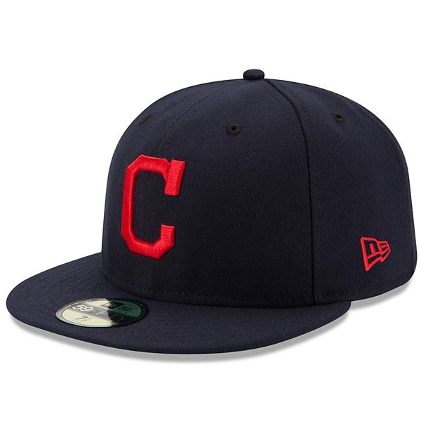 Cleveland Indians New Era 2021 Clubhouse Logo Low Profile 59FIFTY Fitted Hat  - Navy