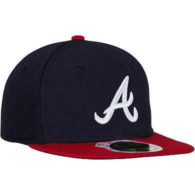 Youth New Era Navy/Red Atlanta Braves Authentic Collection On-Field Home 59FIFTY Fitted Hat