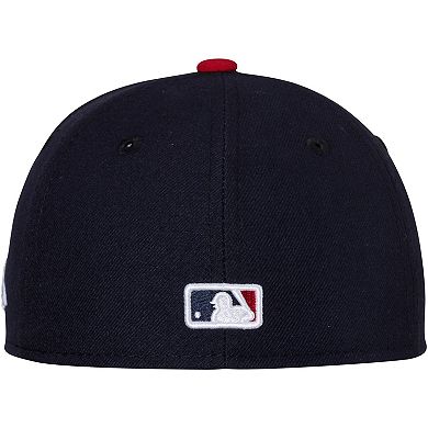 Youth New Era Navy/Red Atlanta Braves Authentic Collection On-Field Home 59FIFTY Fitted Hat