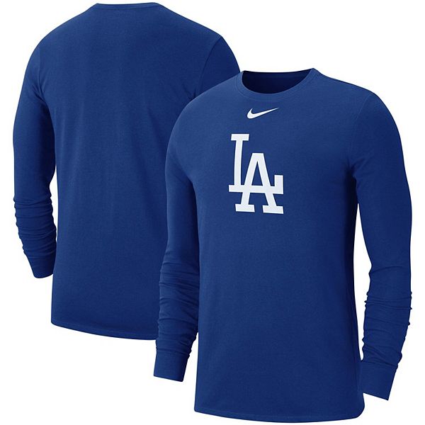 Men's Nike Royal Los Angeles Dodgers Logo Performance Long Sleeve T-Shirt