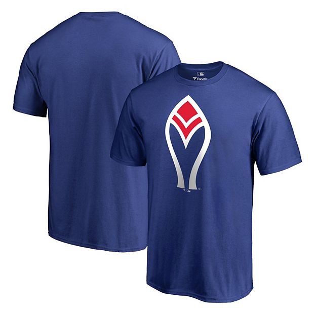 Men's Fanatics Branded Royal Atlanta Braves Cooperstown Collection Forbes T- Shirt