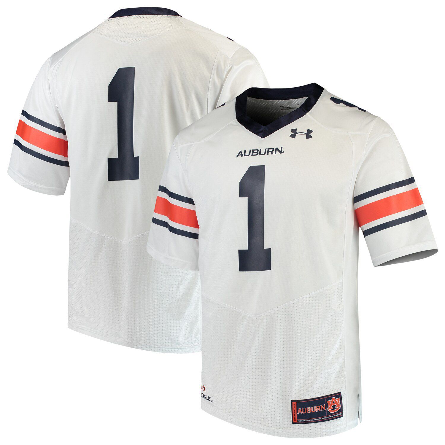 white auburn football jersey