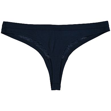Women's Concepts Sport Navy New England Patriots Solid Logo Thong