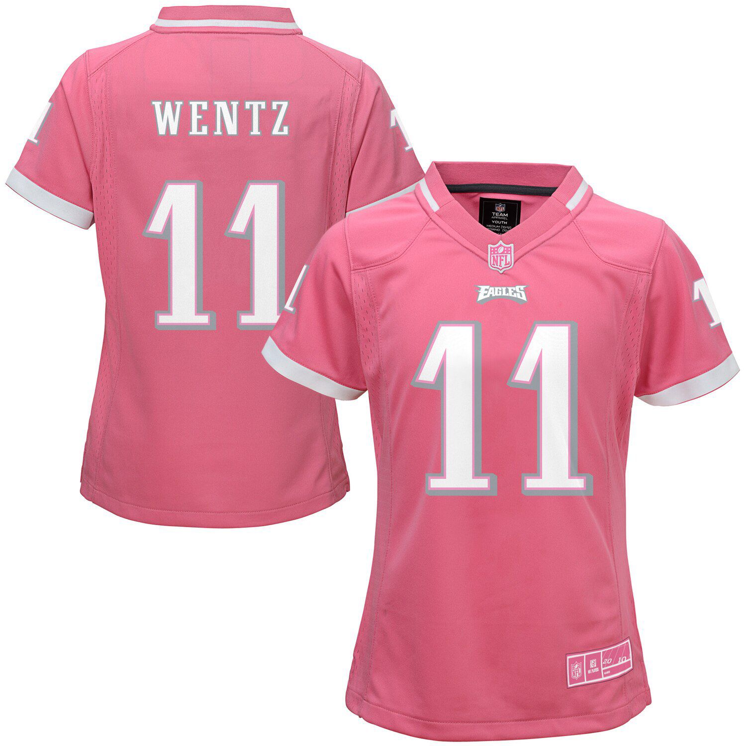 Carson Wentz Pink Philadelphia Eagles 