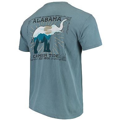 Men's Blue Alabama Crimson Tide State Scenery Comfort Colors T-Shirt
