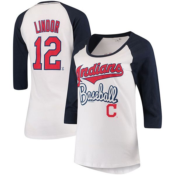 Cleveland Indians Francisco Lindor Jersey Youth Medium (10-12