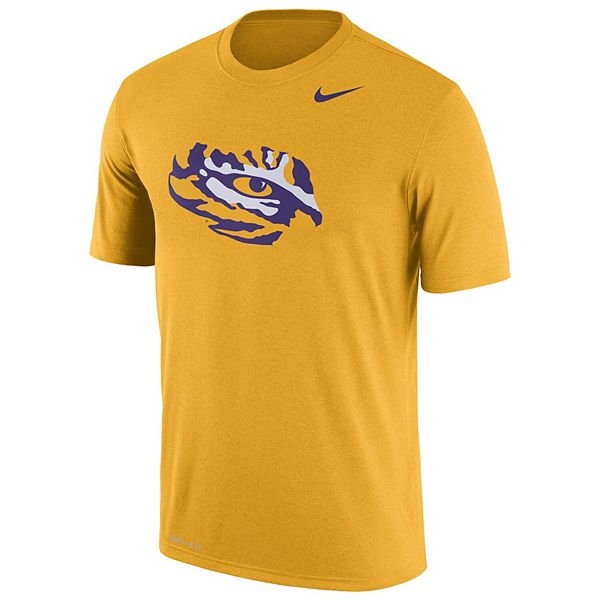 Men's Nike Gold LSU Tigers Logo Legend Dri-FIT Performance T-Shirt
