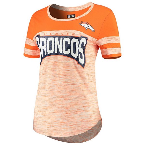 Lids Denver Broncos Touch Women's Plus Curve Touchdown Half-Sleeve T-Shirt  - Orange