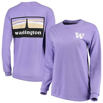 Women S Purple Washington Huskies Comfort Colors Campus Skyline