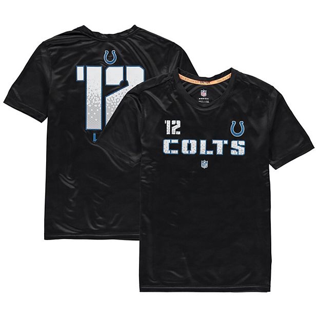 Youth Andrew Luck Black Indianapolis Colts Vector Camo Dri Tek