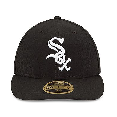 Men's New Era Black Chicago White Sox Authentic Collection On Field Low Profile Game 59FIFTY Fitted Hat