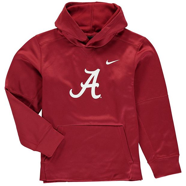 Youth Nike Crimson Alabama Crimson Tide Logo KO Pullover