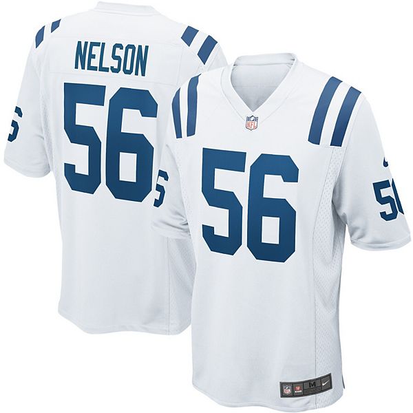 Men's Nike Quenton Nelson White Indianapolis Colts Game Jersey