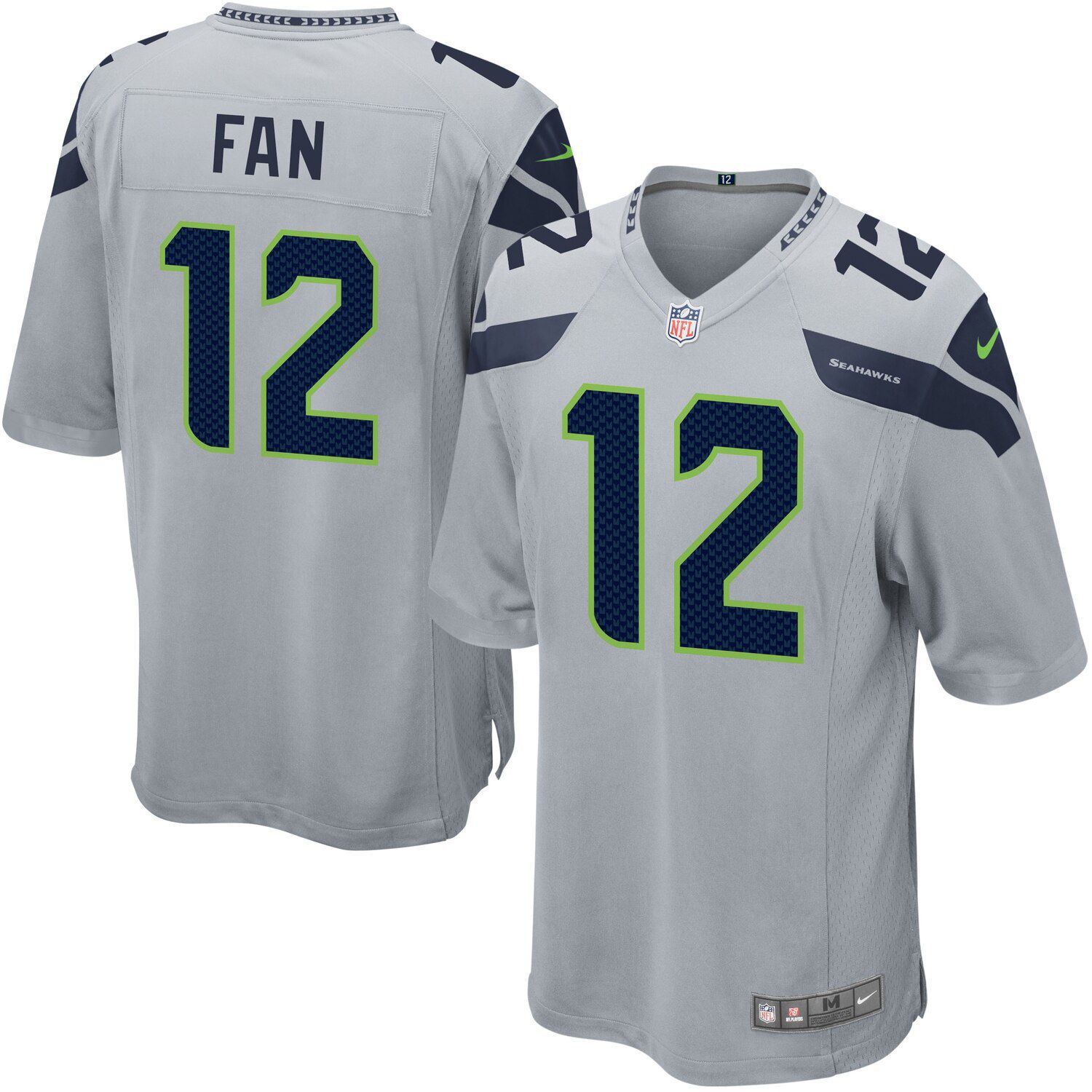 gray seahawks jersey