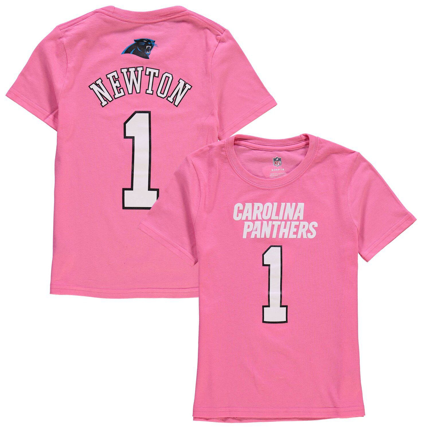 cam newton jersey pink