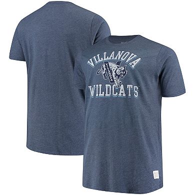 Men's Original Retro Brand Navy Villanova Wildcats Big & Tall Mock Twist T-Shirt