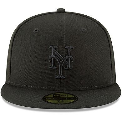 Men's New Era Black New York Mets Primary Logo Basic 59FIFTY Fitted Hat
