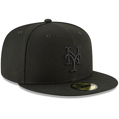 Men's New Era Black New York Mets Primary Logo Basic 59FIFTY Fitted Hat