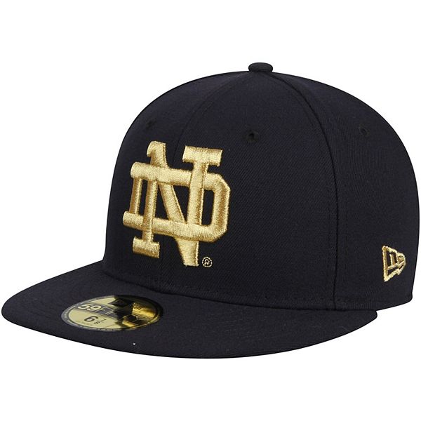 Men's New Era Navy Notre Dame Fighting Irish NCAA Basic 59FIFTY GCP Fitted  Hat