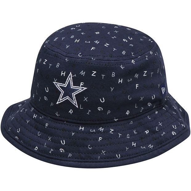 Toddler New Era Navy Dallas Cowboys Alphabet Bucket Hat