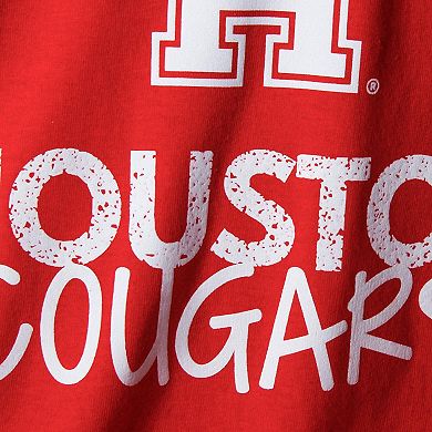 Youth Red Houston Cougars Logo T-Shirt