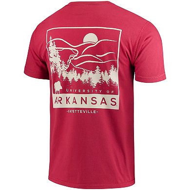 Men's Cardinal Arkansas Razorbacks Comfort Colors Local T-Shirt