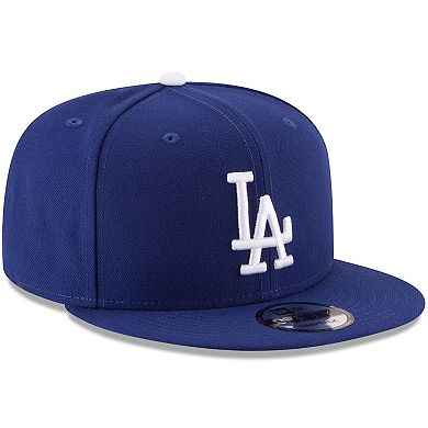 Men's New Era Navy Los Angeles Dodgers Team Color 9FIFTY Snapback Hat