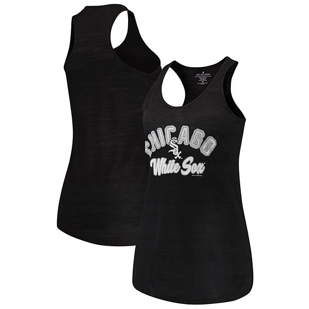 Chicago White Sox Soft as a Grape Women's Multicount Racerback Tank Top -  Black