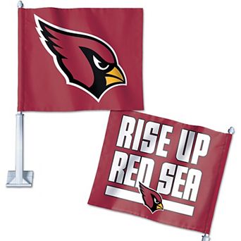 WinCraft Arizona Cardinals Double-Sided Slogan Car Flag