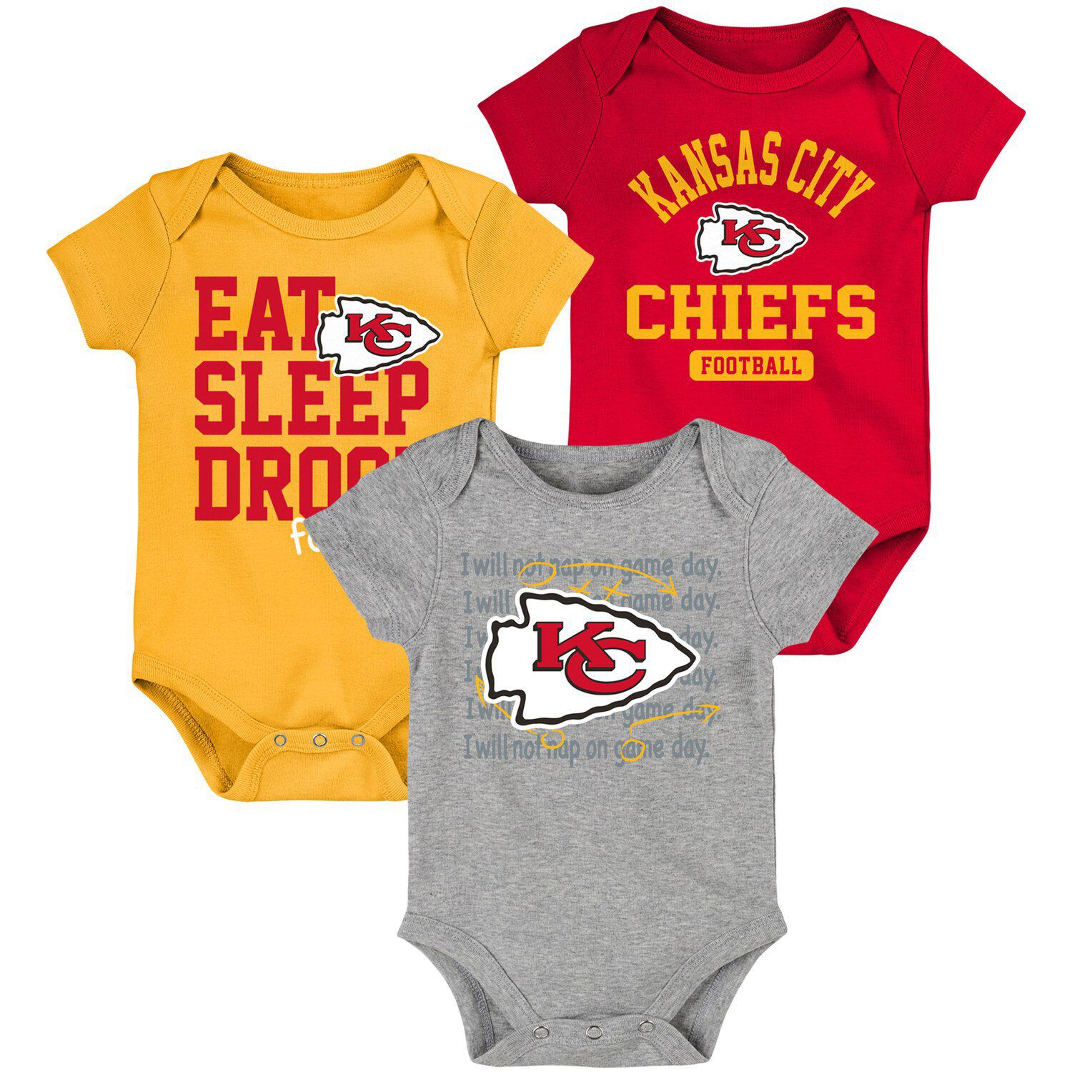 Nike Infants' Kansas City Chiefs Mahomes Romper Jersey