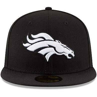 Men's New Era Black Denver Broncos B-Dub 59FIFTY Fitted Hat