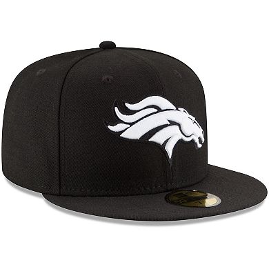 Men's New Era Black Denver Broncos B-Dub 59FIFTY Fitted Hat
