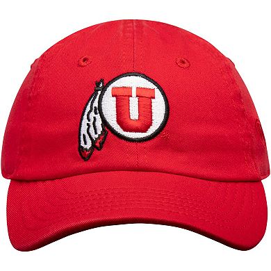 Infant Top of the World Red Utah Utes Mini Me Adjustable Hat