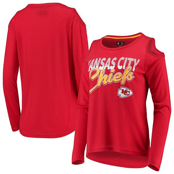 Majestic Men's Threads Patrick Mahomes Cream, Red Kansas City