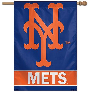 WinCraft New York Mets 28" x 40" Wordmark Single-Sided Vertical Banner