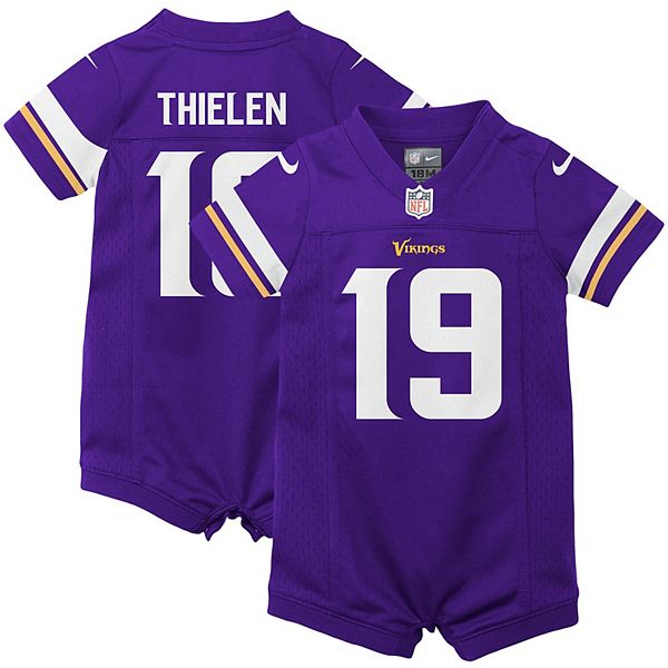 Men's Nike Adam Thielen Purple Minnesota Vikings Player Name & Number Long  Sleeve T-Shirt