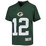 Youth Aaron Rodgers Green Green Bay Packers Player Name & Number V-Neck Top