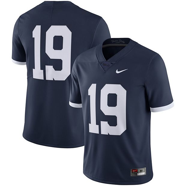 Men's Nike #19 Navy Penn State Nittany Lions Limited Jersey