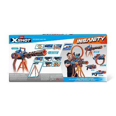 X-SHOT Insanity Series Motorized Rage Fire Gatlin Gun