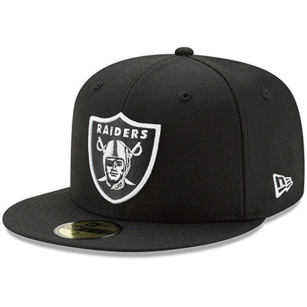 Oakland Raiders NFL New Era Stretch Fitted Hat Size