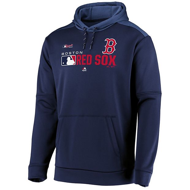 Boston Red Sox Sweater Pull Over Hoodie Majestic