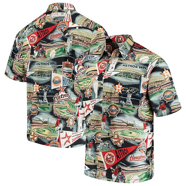 Reyn Spooner Men's Houston Astros MLB Classic Fit Hawaiian Shirt
