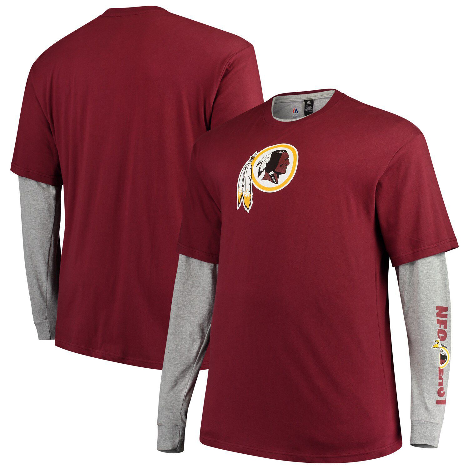 gray redskins jersey