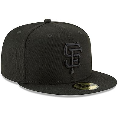 Men's New Era Black San Francisco Giants Primary Logo Basic 59FIFTY Fitted Hat