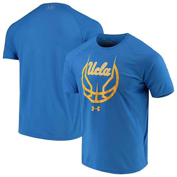 Men S Under Armour Blue Ucla Bruins Basketball Icon Tech Raglan Performance T Shirt