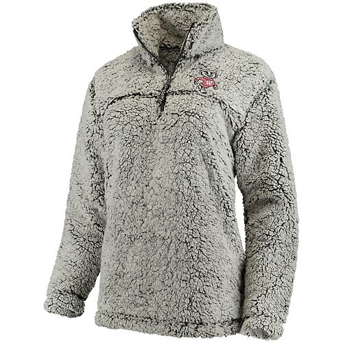 sherpa pullover grey