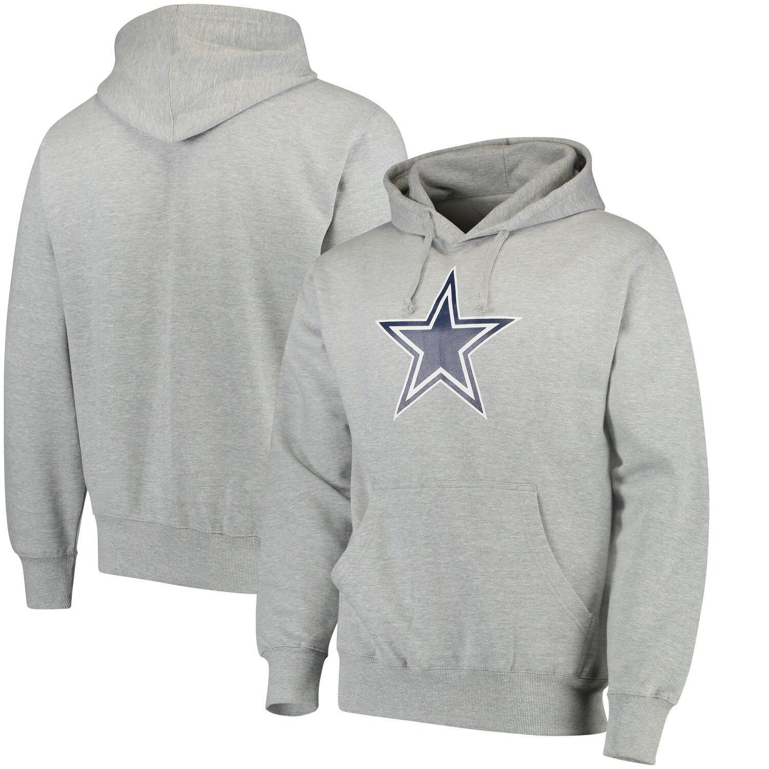 men's dallas cowboys nike gray historic pullover hoodie